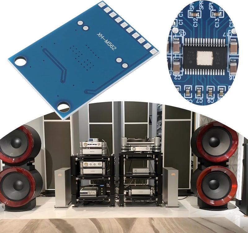 Create idea لوحة مضخم الصوت الرقمية TPA3116D2 2 قطع XH-M562 مضخم صوت 2x50W قناتين مزدوجتين للسماعات - Image 3